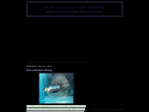 fish collection hickey 