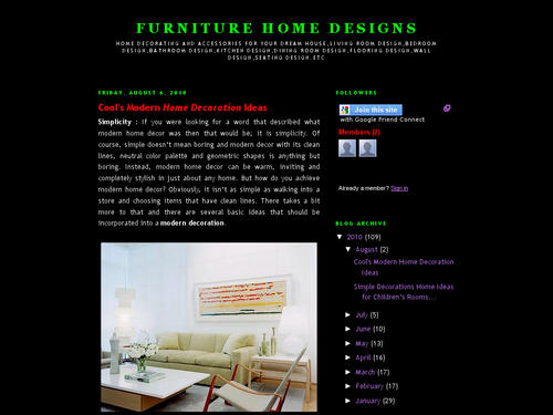 Furniture Home Designs 