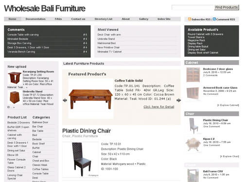 Wholesale furniture and Wood Handicraft Manufacturer in Bali, Indonesia