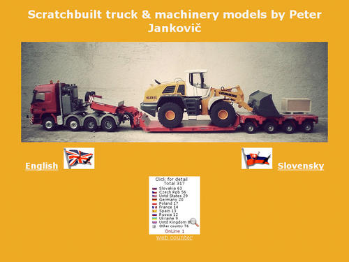 Scratchbuilt Truck & Machinery Models