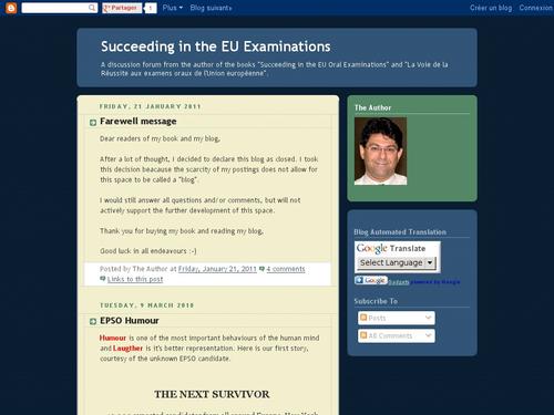 Succeeding in the EU Examinations