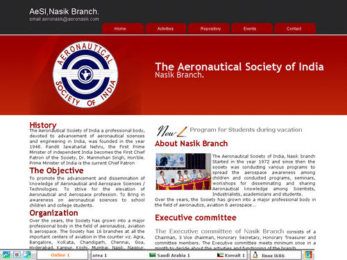 The Aeronautical Society of India, Nasik Branch