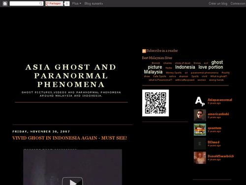 Asia Ghost and Paranormal Phenomena