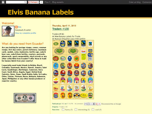 Elvis Banana Labels
