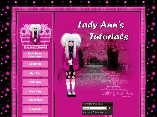 Lady Ann's Tutorials