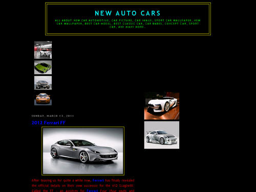 new auto cars