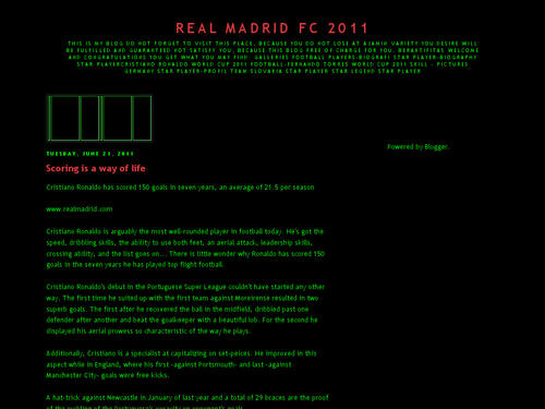 Real Madrid Fc 2011 