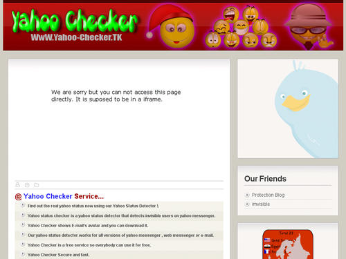 Yahoo Checker