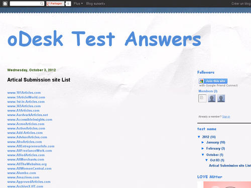 oDesk test answers