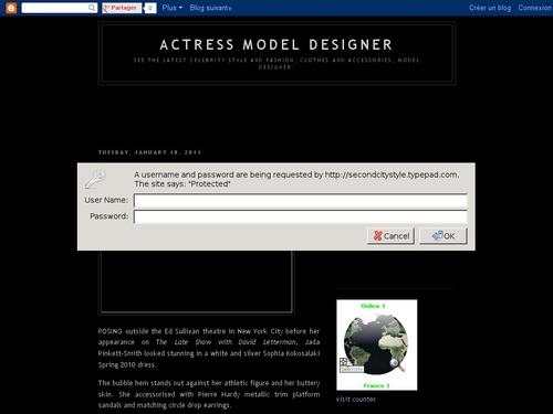 actress model designer 