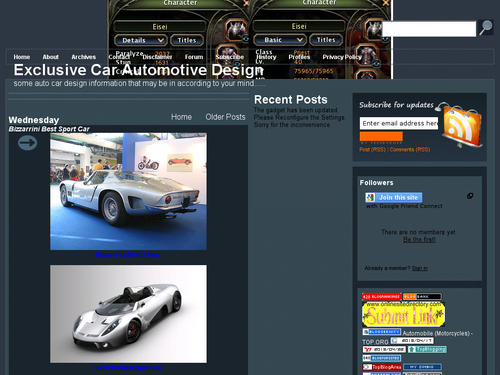 Exclusive Car Automotive Design