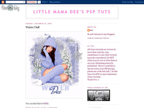 Little Mama Dee's PSP Tuts
