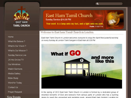 East Ham Tamil Church  -UK