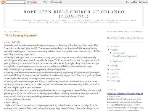 Hope Open Bible of Orlando (blogpot)