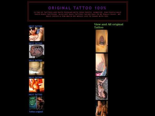 Original Tattoo 100%