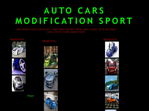 Auto Cars Modification Sport