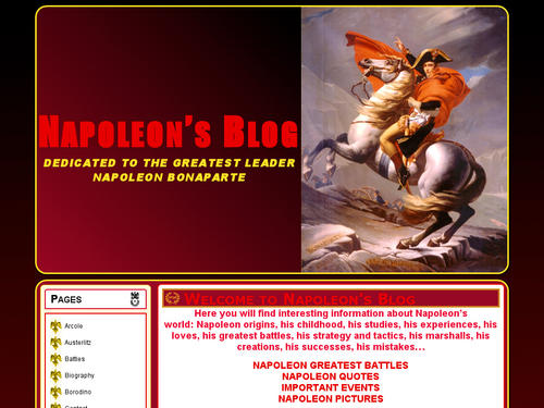 Napoleon's Blog