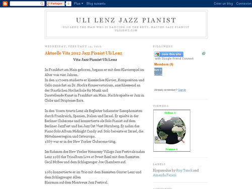 jazz pianist Uli Lenz