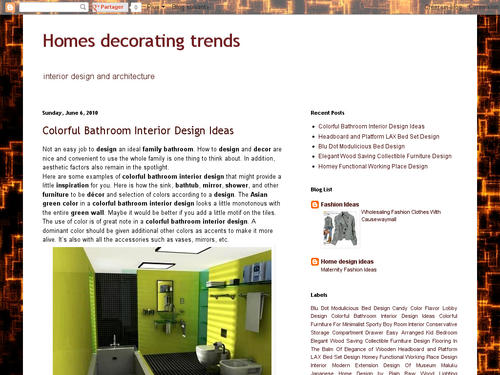 home decorating trends