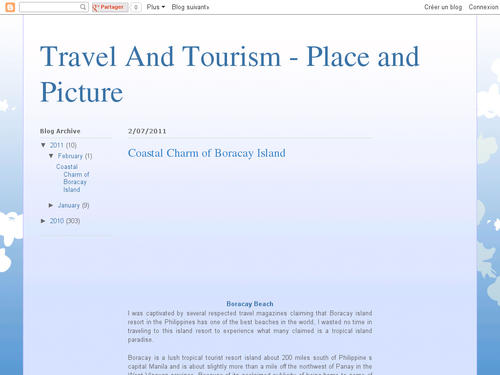 Travel And Tourism - Place and Picture 