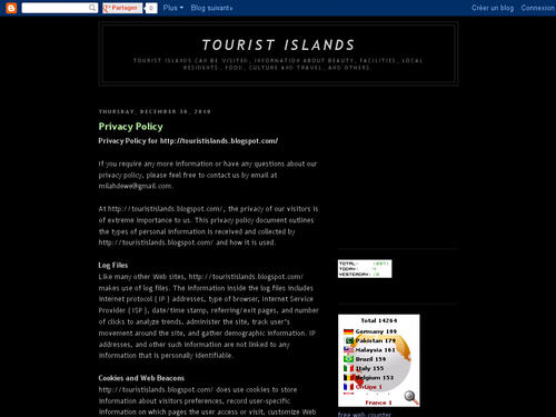 tourist islands