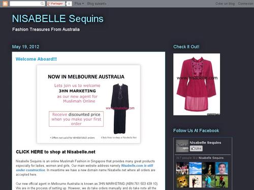 Nisabelle Sequins fashion treasures from Singapore