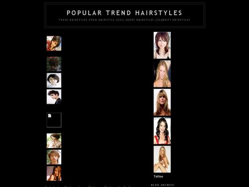 Popular Trend Hairstyles 