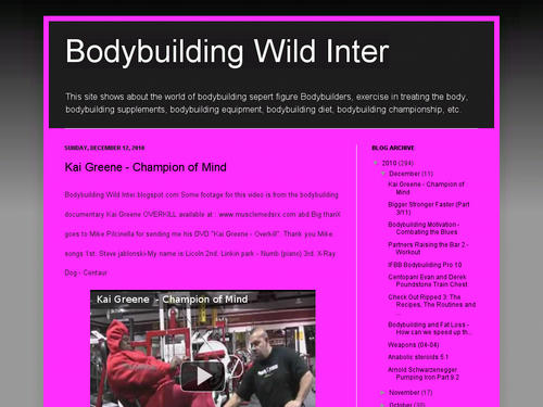 Bodybuilding Wild Inter