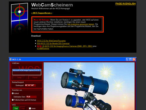 WCS - The Home of WebCamScheinern