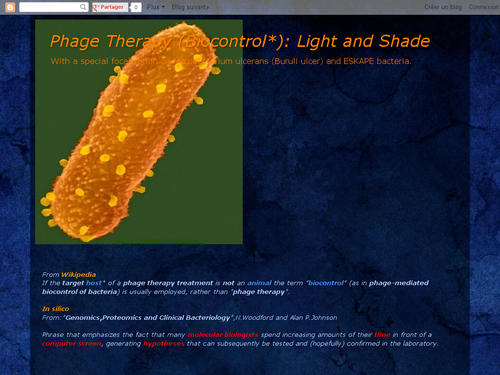 Phage Therapy : Light and Shade