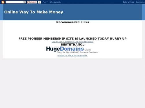 Online Way To Make Money