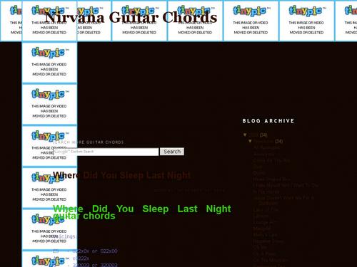 Nirvana Guitar Chords