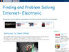 Finding and problem solving internet- electronic