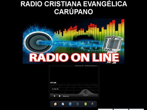 Radio Cristiana Evangélica Carúpano Online, Descarga de la Biblia en Mp3 y Juegos Bíblicos.