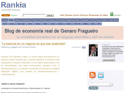 Blog de economiareal de Genaro Fragueiro. Blog economico 2009 2010
