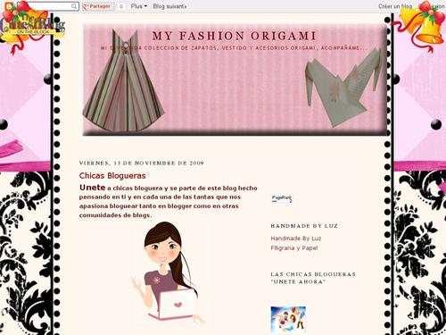 My fashion origami