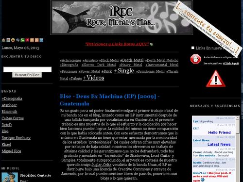 iRec Rock, Metal y Mas 