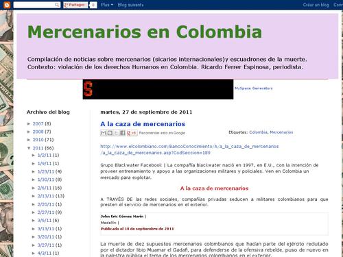 Mercenarios en Colombia