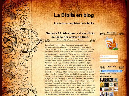 La biblia en blog