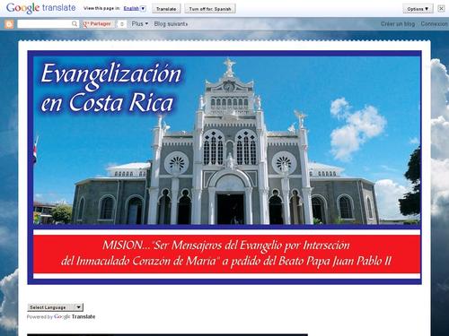 Evangelización en Costa Rica