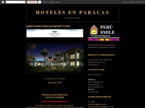 HOTELES EN PARACAS & PISCO PERÚ