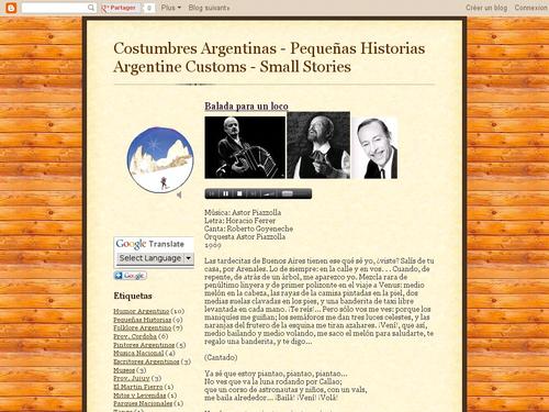 Costumbres Argentinas Pequeñas Historias