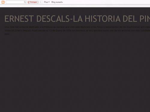 ERNEST DESCALS-LA HISTORIA DEL PINTOR