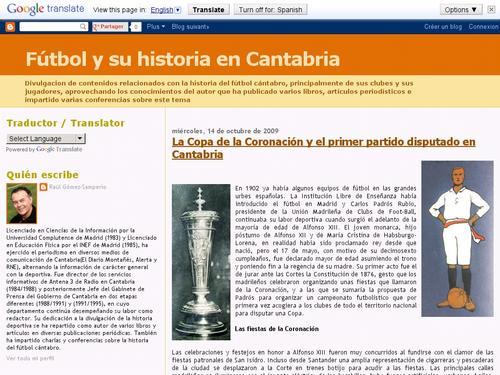 Fútbol y su historia en Cantabria