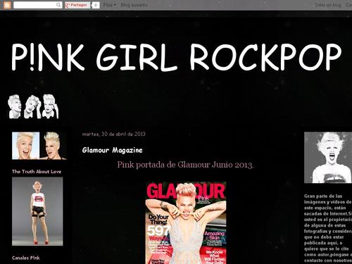 PINK. GIRL POP ROCK