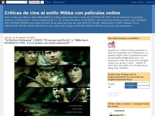 Críticas de cine y películas online by Mikka