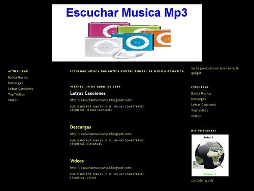 Escuchar Musica MP3,Escuchar Musica Gratis,Descargar Musica,Buena Musica,