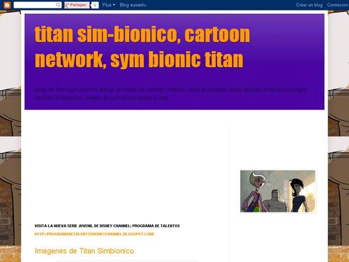 titan sim-bionico, cartoon network, sym bionic titan