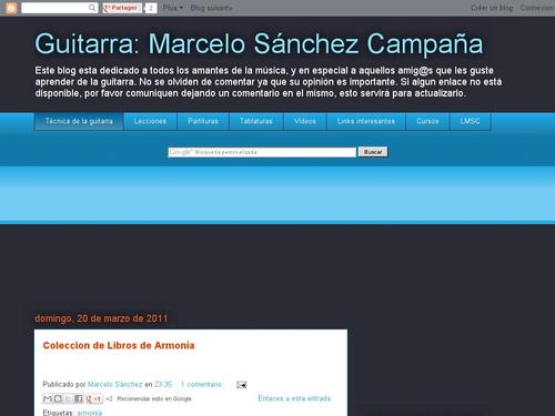 Guitarra: Marcelo Sánchez Campaña