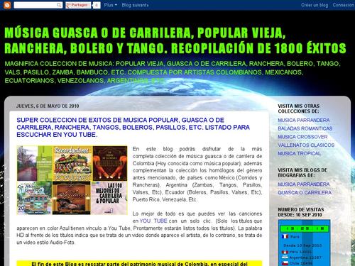 MUSICA TROPICAL BAILABLE DE COLOMBIA Y AMERICA. COLECCION PARA ESCUCHAR 750 TEMAS